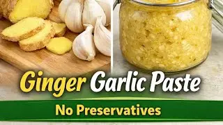 Ginger Garlic Paste Recipe/ Adrak ka achaar | Store & Use for Month