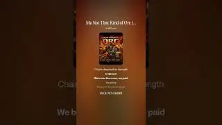 Me Not That Kind of Orc Remastered