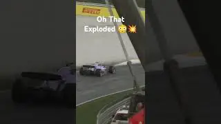 Oh That Exploded 😂💥 #formula1 #f1 #f123 #gaming #crash #crazy #explosion #youtubeshorts #viral #fyp