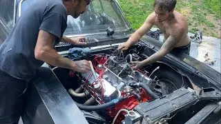 1969 Nova Carb & Alternator mount Nightmare..Let the Hackery Begin.