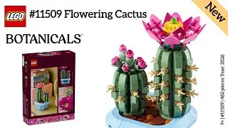 Новый набор Lego Botanicals №11509 Цветущий кактус