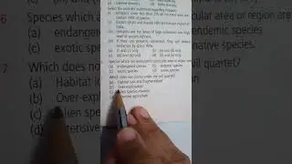 NEET practice question-257#Biodiversity and conservation-mcq
