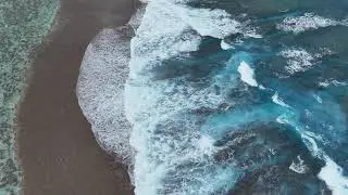 French Polynesia: Tahiti - Bora Bora Waves #borabora #waves #drone