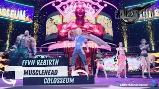 FFVII Rebirth- Musclehead Colosseum (All Challenges) | Hard Mode