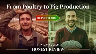 Why poultry farmers leaving his poultry farm and shifting to pig farming ? #pig #livestockfarming