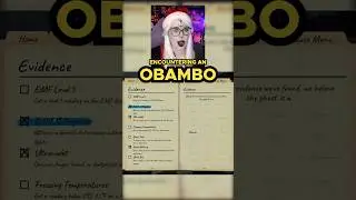 Встреча с Обамбо впервые! #phasmophobia #phasmophobiagameplay #phasmophobiagame