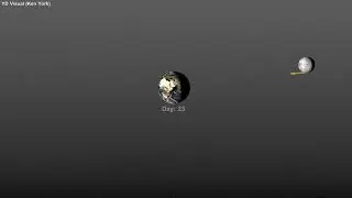 Moon Orbit Animation