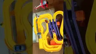 Racing Car Track Set Unboxing | Track Racer | Toy for 3+ Year Kids | Automatic Track #youtubeshorts