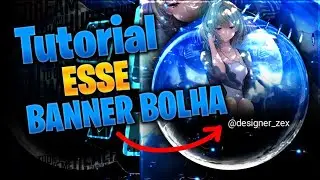 🔘 Banner bolha Tutorial - Ps touch Android  Designer_Zex