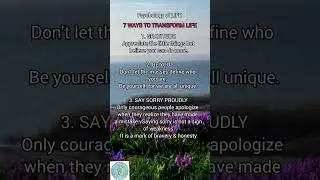 7 ways to transform your life #psychologyoflife #lifechangingfacts #fact #dailylifestyle #gratitude