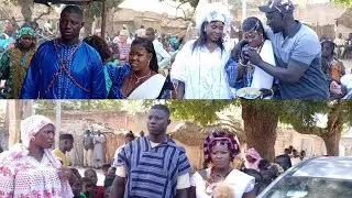 Mariage de Dinkasse regarder l'arrivée de Mr et Mme des belles images chez la famille Faye