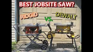 ЛУЧШАЯ ПИЛА ДЛЯ СТРОИТЕЛЬНОЙ ПЛОЩАДКИ? Ridgid R4514 против Dewalt DWE7491