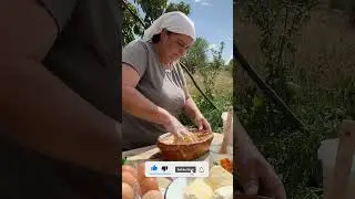 Grandma&rsquo;s Village ASMR Pie Is Too Satisfying 😳🔥#usa