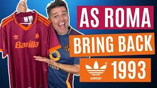 ADIDAS AS ROMA 1993 REMAKE/REISSUE SHIRT REVIEW 🐺 | ORIGINALS BRING BACK COLLECTION OVERVIEW 🔥