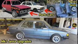Volkswagen Jetta Mk1 Build (Ep.5)/ FRESH COILOVERS & RECARO SEATS / VW Atlantic Fox Turbo Diesel TDI