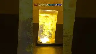 Satisfying With Turmeric Glow In Water🫠✨ #trend #magic #satisfying #video #trending  #turmeric