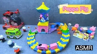 12 Minutes Satisfying with Unboxing & Review Mini Amusement Park Peppa Pig Toys ASMR