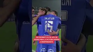 AS&Iacute; CELEBR&Oacute; LA U EL GOL DE ASSADI FRENTE A INDEPENDIENTE #futbol #chile #fyp #udechile #assadi
