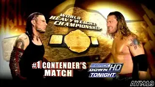 Edge vs Jeff Hardy SmackDown! 6/12/2009 Highlights