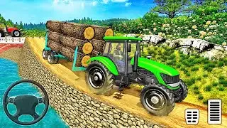 Heavy Tractor Trolley Cargo Simulator 3D - Farming Cargo Driver #3 - Android Gameplay