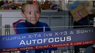 X-T4 - Test Autofocus (Photo, Video, Tracking & Basse luminosité)