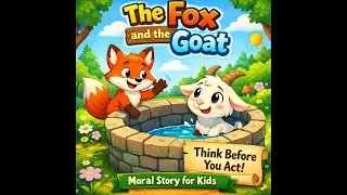 The Fox and the Goat 🦊🐐 | Short Moral Story for Kids