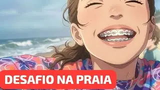 Brincadeira na praia *QUEM TEM MEDO DA &Aacute;GUA??? #praia #brincadeira #play #brazilbeach #danimel 