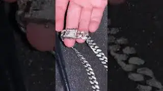 Iced out cuban link chain