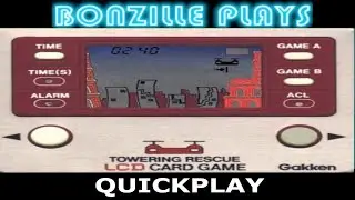 Towering Rescue Gakken LCD Card Game Quickplay