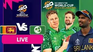 SL vs IRE Live: Sri Lanka vs Ireland Live Match | IRE vs SL Live Match | T20 WC 2026 Live Cricket
