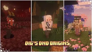Dig's DnD Origins (Minecraft Mod Showcase) | Dungeons and Dragons Races for Minecraft 1.20/1.19