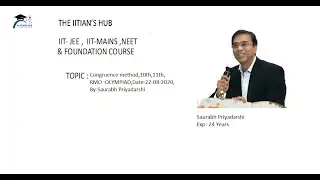 Congruence method,10th,11th,RMO -OLYMPIAD,Date-22-08-2020,By-Saurabh Priyadarshi