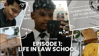 A Day in Law School | My Public International Law CRE Vlog | NLU JODHPUR