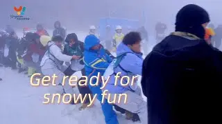 Snow games light up the winter