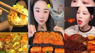 NEW 2026 TikTok Mukbang Compilation 😋 | Spicy Korean Fire Noodles , BBQ Pork Belly , Golden Mac