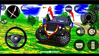 Modified Mahindra Thar😈Games:Indian Black Thar (Gadi Wala Games) Car Game Android Game - #2026