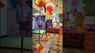 Birthday Decoration Vijay Tent House Singrauli #newsong #birthdaydecoration #shortsfeed #decoration