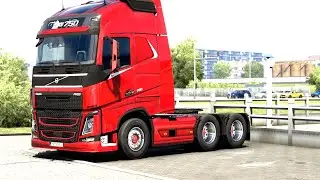 ETS 2 - New Volvo FH With Tag Lift Axle Transporting Packaging Part 1