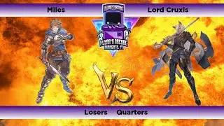 Flynn's Arcade 058 Losers Quarters - &lrm;Miles (Gran) Vs Lord Cruxis (Eustace) Granblue Fantasy Versus