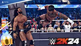 WWE 2K24 - CM Punk vs. Drew Mcintyre - NO HOLDS BARRED MATCH | WrestleMania