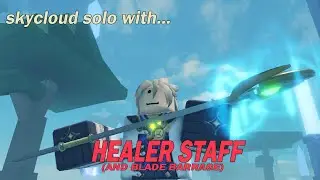 Skycloud Islands solo with Healer Staff - Wave Defense: OVERDRIVE!