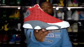 FIRST LOOK: Air Jordan 13 RED FLINT SNEAKER REVIEW