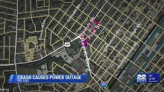Holyoke traffic signals out of service due to crash