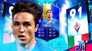 FIFA 19 TOTS CHIESA 91 PLAYER REVIEW