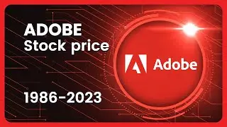 ADOBE INC. (ADBE) Stock Price Evolution (USD) 1986-2023 #finance #stocks #adobe