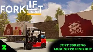 Forklift Simulator Ep 2: Вилочный погрузчик вокруг дома-склада