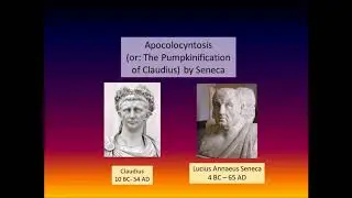 The Pumpkinification Of Claudius by Seneca