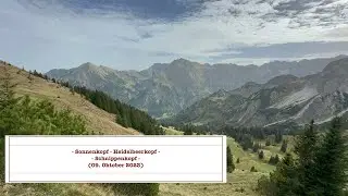 Sonnenkopf - Heidelbeerkopf - Schnippenkopf (09. Oktober 2023)