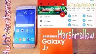 Activar Multiventana en Samsung Galaxy J7 Marshmallow