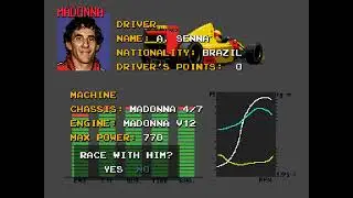 [GEN/MD] Ayrton Senna's Super Monaco GP 2 - Difficulty: Master